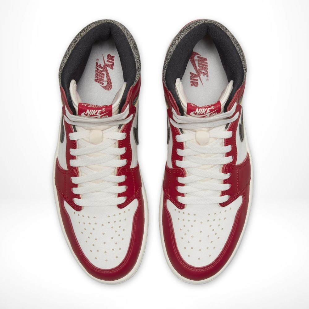 Air Jordan 1 Retro High OG Chicago Lost n Found in Red - product image from the listing.
