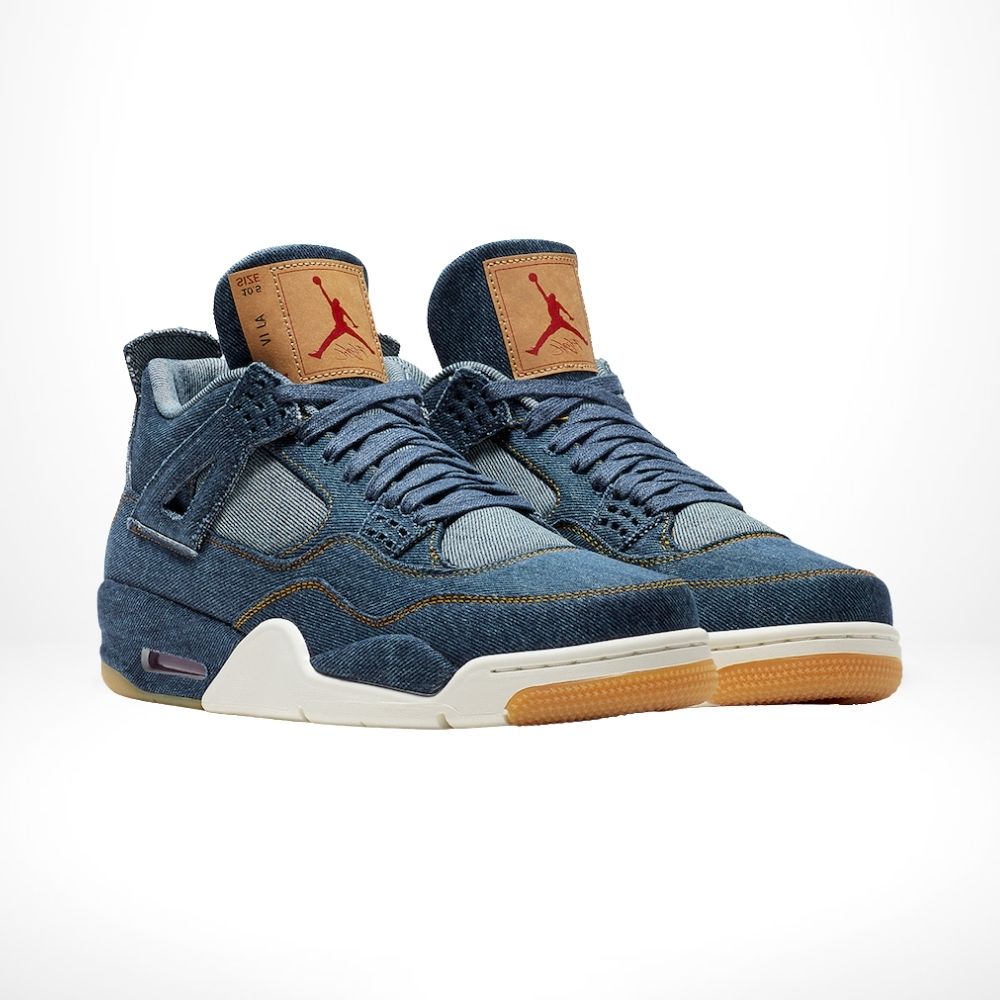 Air Jordan 4 x Levis Retro in Denim - product image from the listing.