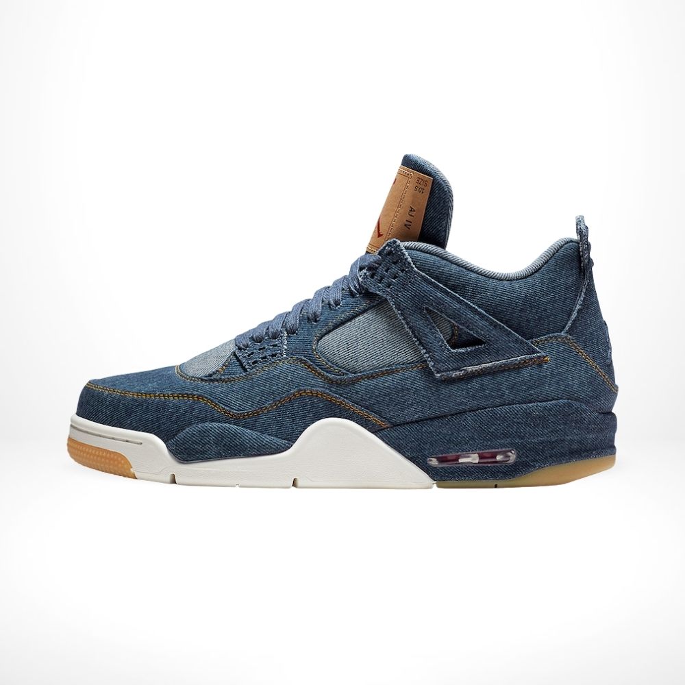 Air Jordan 4 x Levis Retro in Denim - product image from the listing.