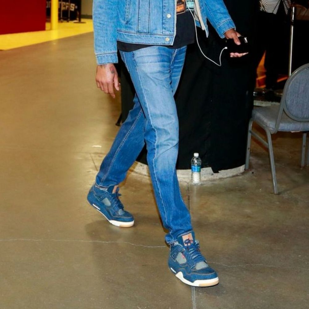 Air Jordan 4 x Levis Retro in Denim - product image from the listing.