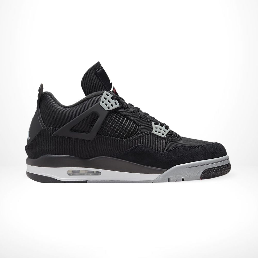 Black Canvas Light Steel - Air Jordan 4 Retro SE - product image from the listing.