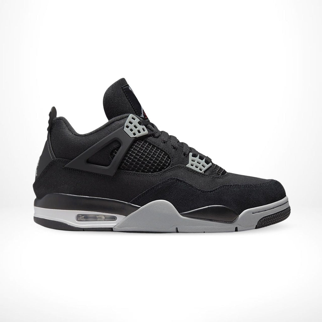 Black Canvas Light Steel - Air Jordan 4 Retro SE - product image from the listing.
