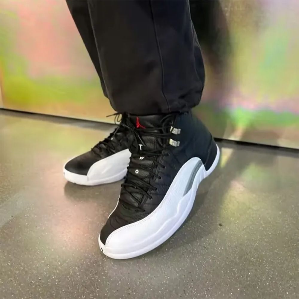 Playoff Black White - Air Jordan 12 Retro 2022 - product image from the listing.