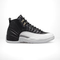 Playoff Black White - Air Jordan 12 Retro 2022 - product image from the listing.