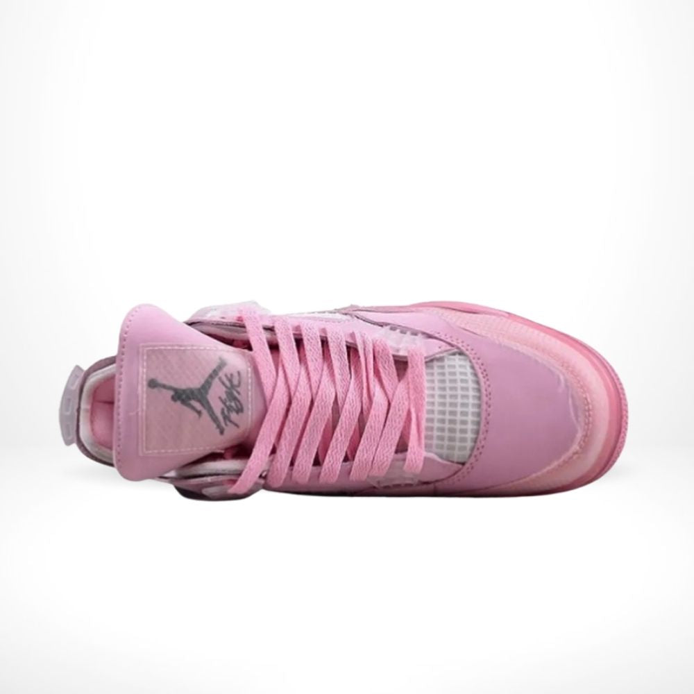 Air Jordan 4 x in Off White Sail Pink - product image from the listing.