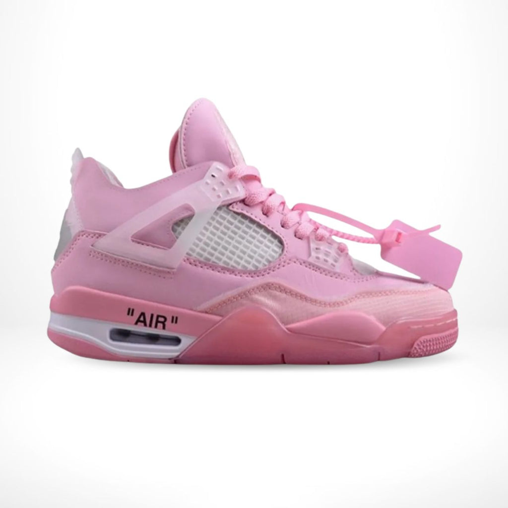 Air Jordan 4 x in Off White Sail Pink - product image from the listing.