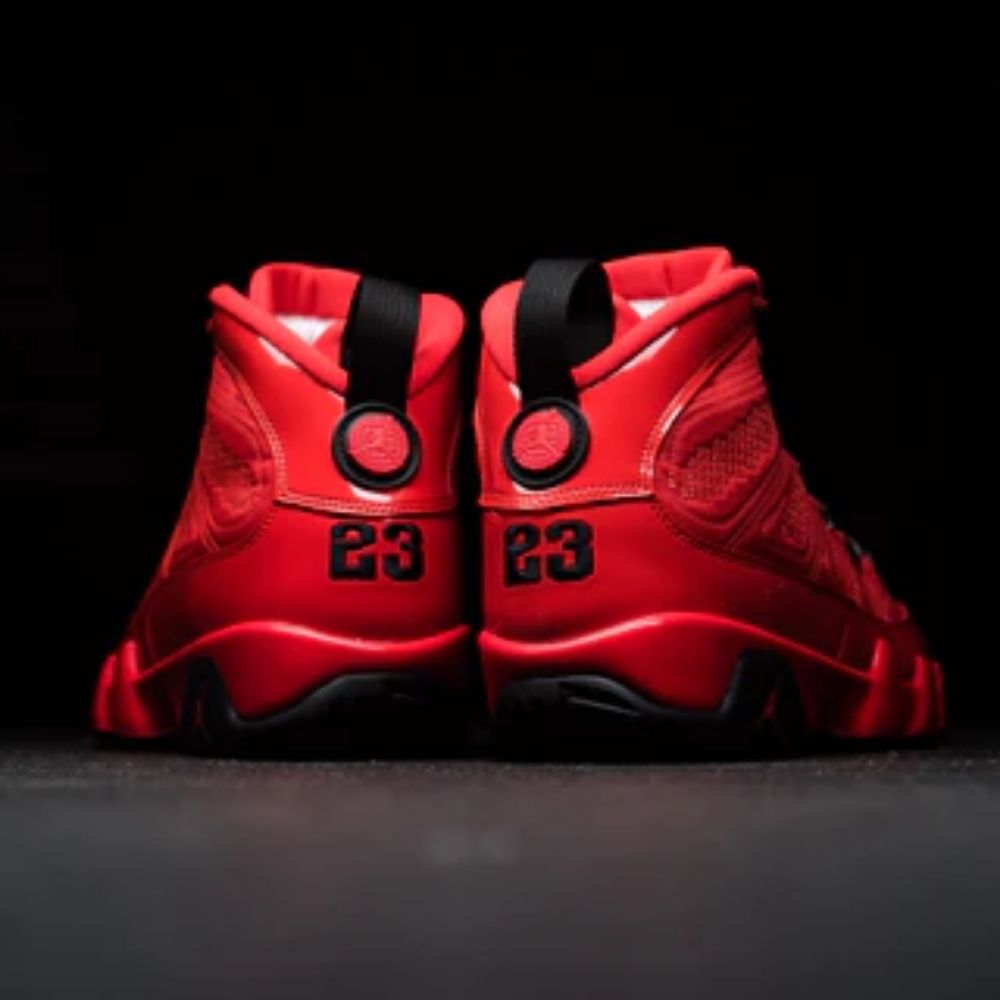 Air Jordan 9 Retro Chile in Red - product image from the listing.