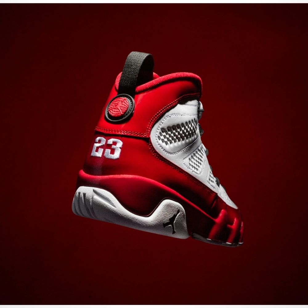 Air Jordan 9 Retro Gym in Red - product image from the listing.