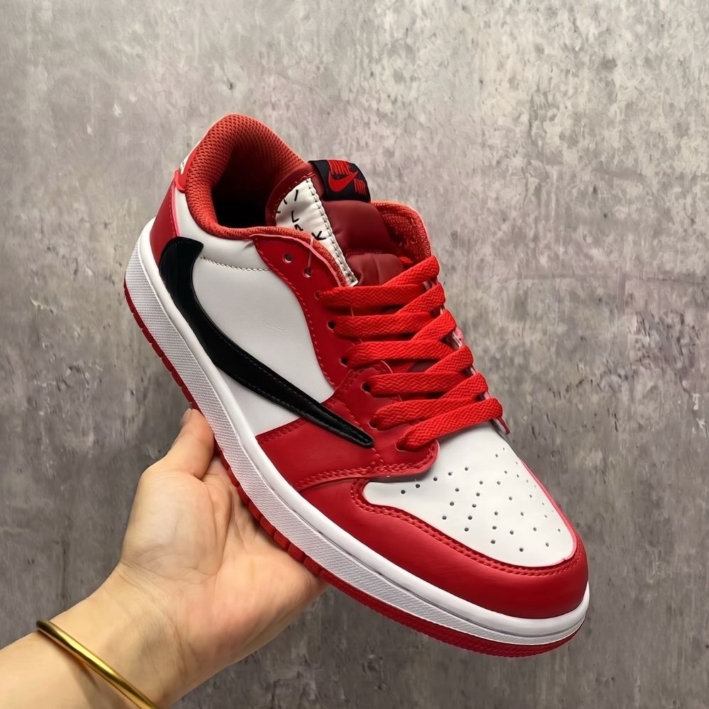 Air Jordan 1 Low x Travis Scott Chicago in Red - product image from the listing.