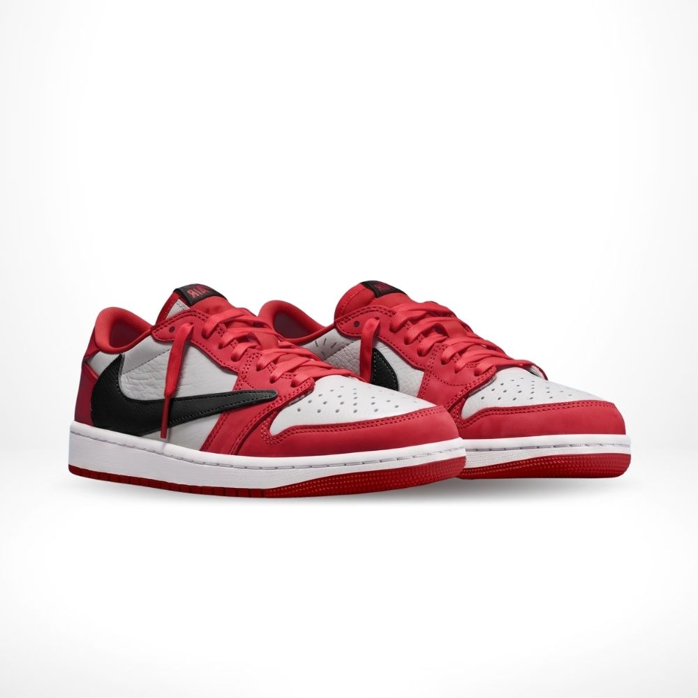 Air Jordan 1 Low x Travis Scott Chicago in Red - product image from the listing.