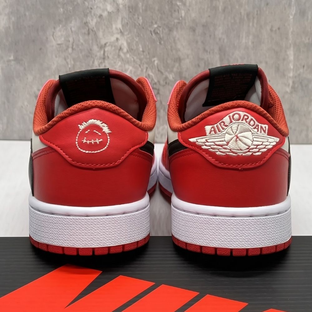 Air Jordan 1 Low x Travis Scott Chicago in Red - product image from the listing.