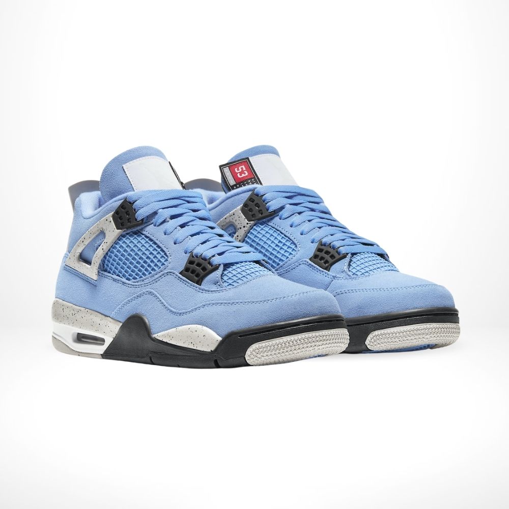 Air Jordan 4 Retro in University Blue - product image from the listing.