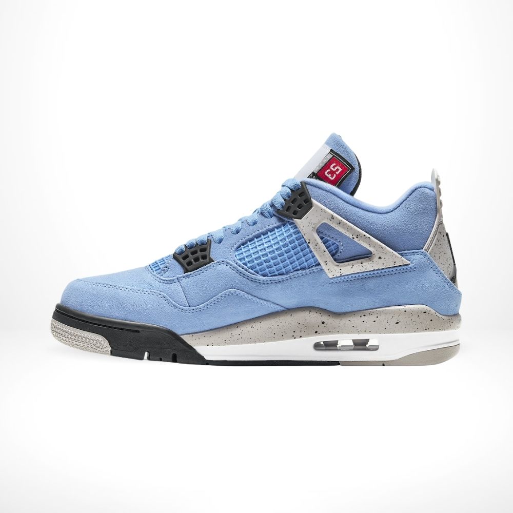 Air Jordan 4 Retro in University Blue - product image from the listing.