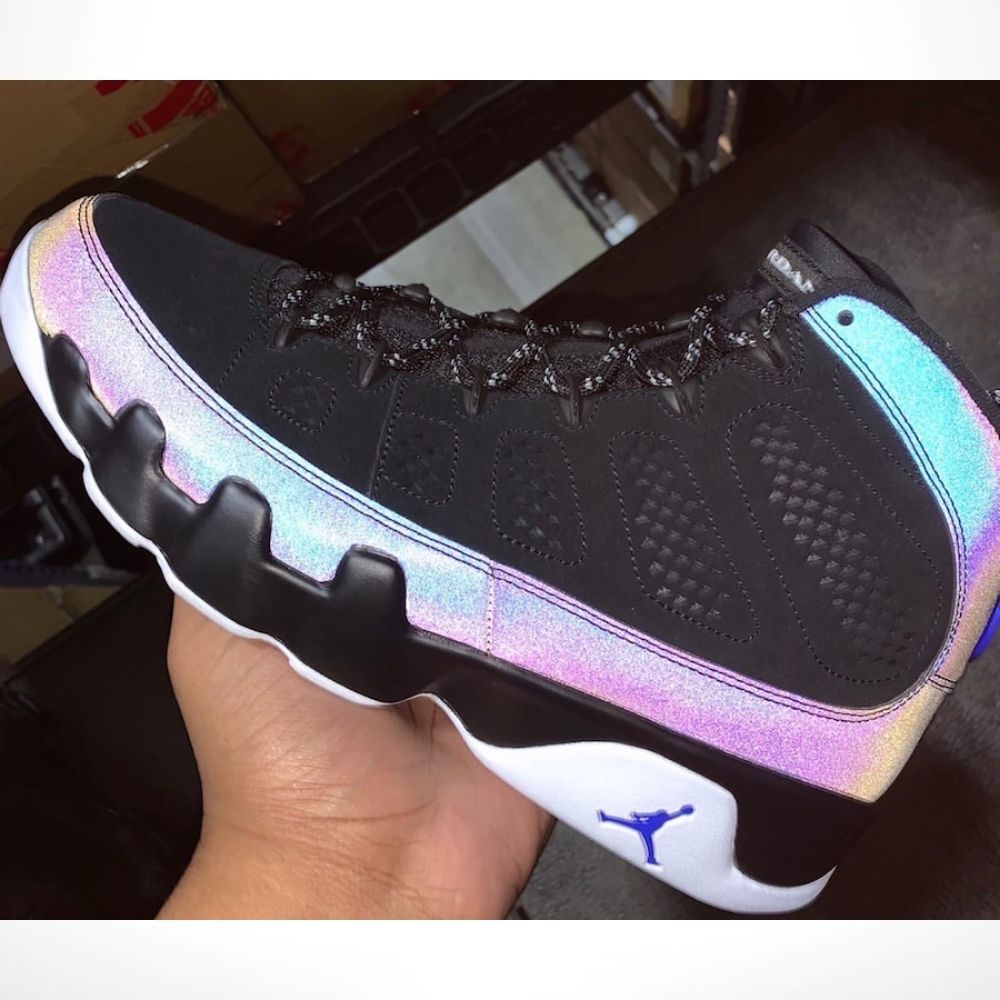 Air Jordan 9 Retro Racer in Blue - product image from the listing.