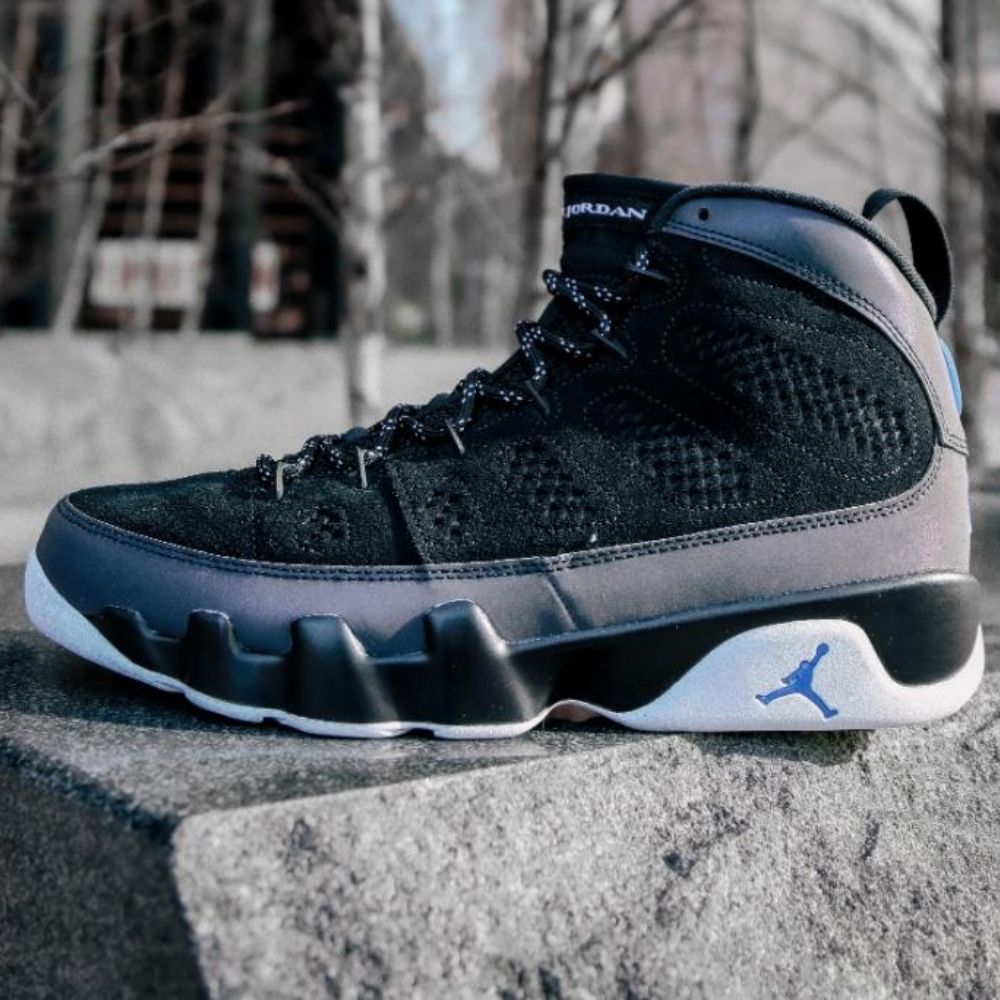 Air Jordan 9 Retro Racer in Blue - product image from the listing.
