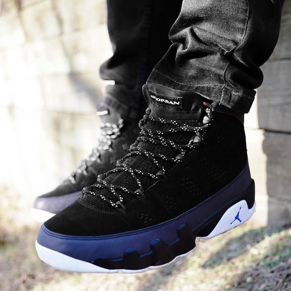 Air Jordan 9 Retro Racer in Blue - product image from the listing.