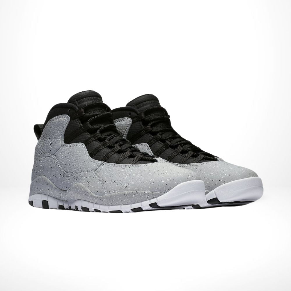 Air Jordan 10 Retro Cement in Black - product image from the listing.