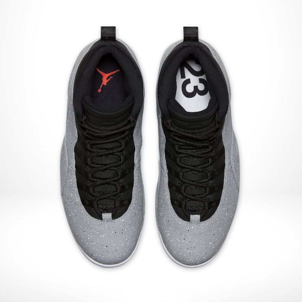 Air Jordan 10 Retro Cement in Black - product image from the listing.