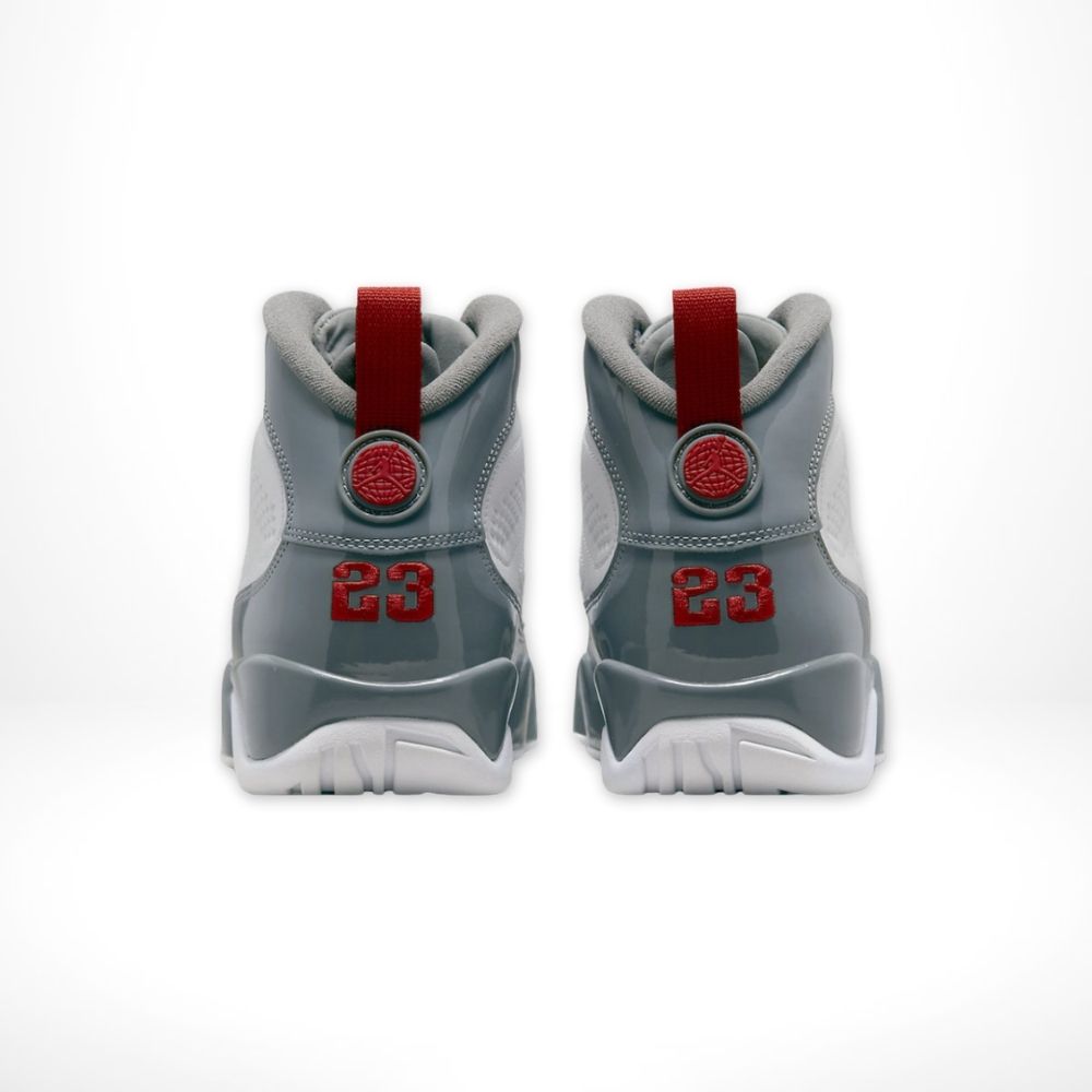 Air Jordan 9 Retro Fire in Red Grey - product image from the listing.