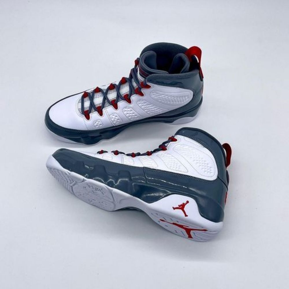 Air Jordan 9 Retro Fire in Red Grey - product image from the listing.
