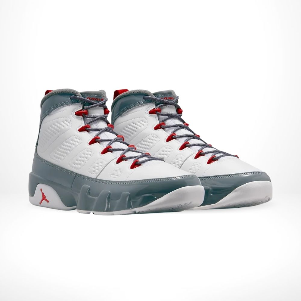 Air Jordan 9 Retro Fire in Red Grey - product image from the listing.