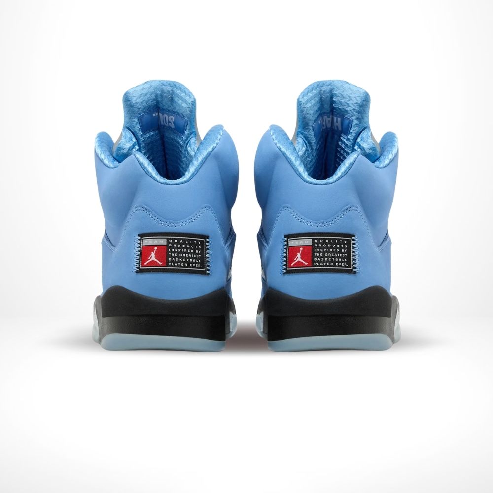 Air Jordan 5 Retro UNC in University Blue - product image from the listing.