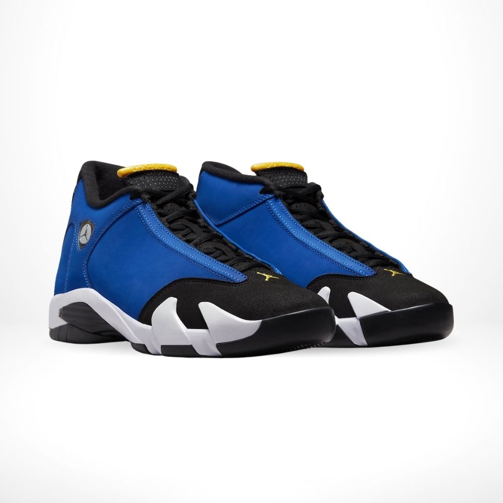 Air Jordan 14 Retro Laney Varsity in Royal - product image from the listing.