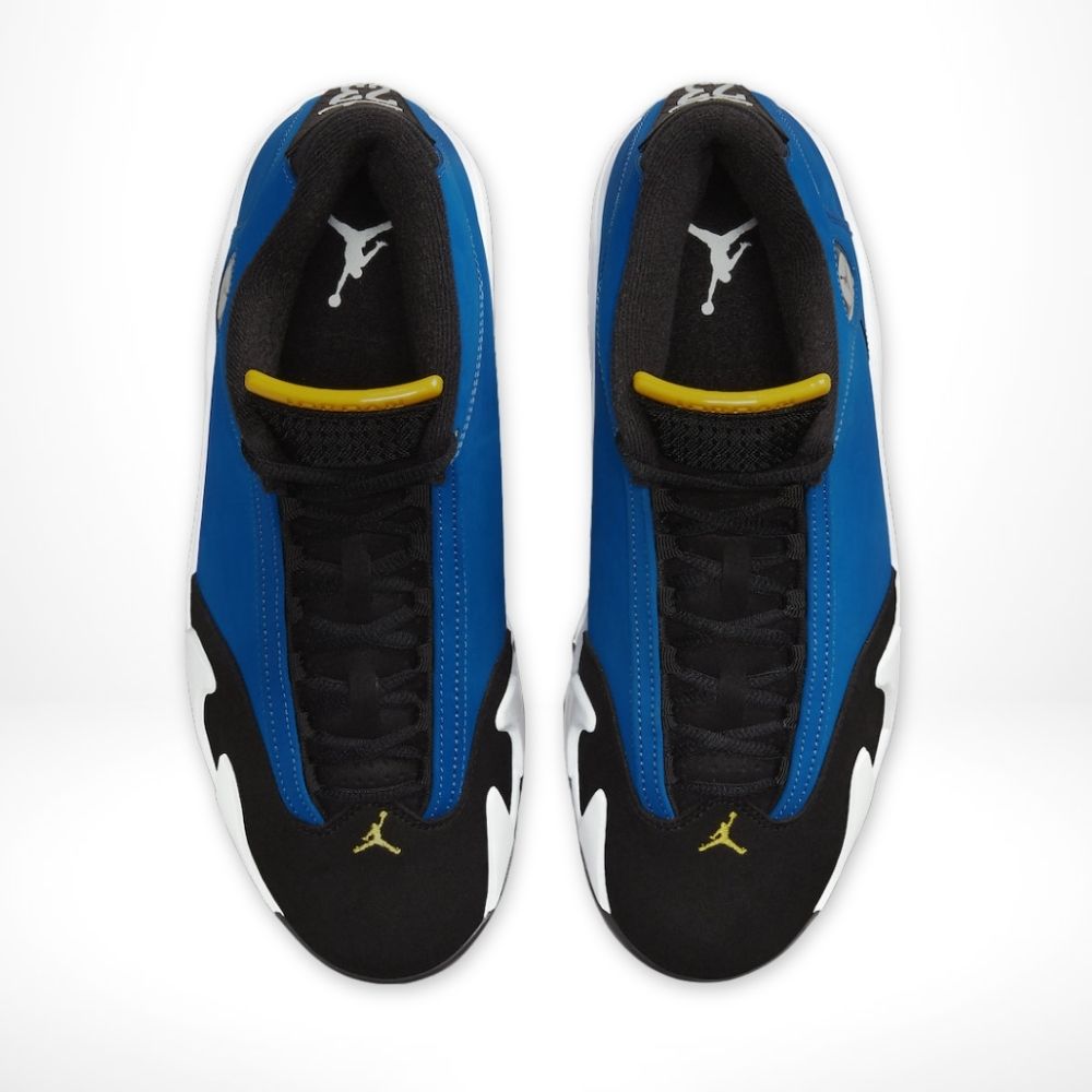 Air Jordan 14 Retro Laney Varsity in Royal - product image from the listing.