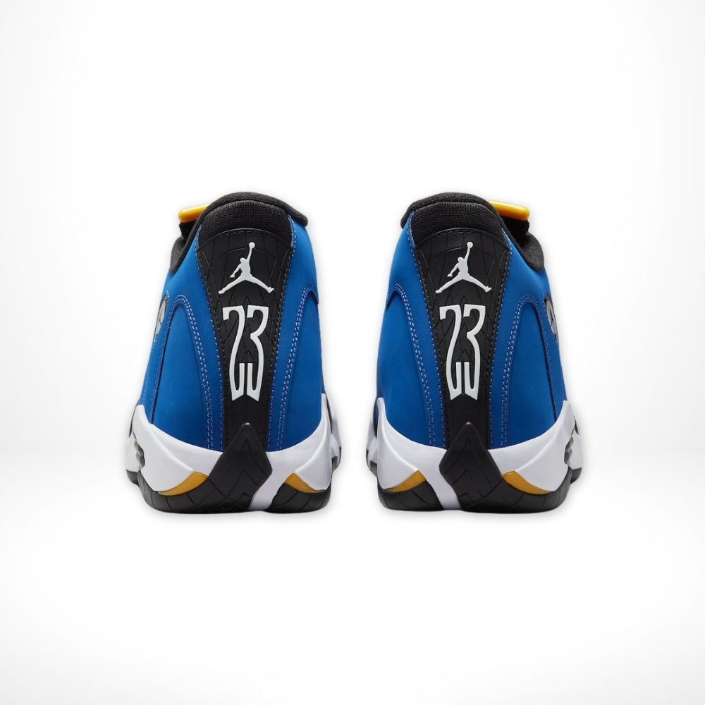 Air Jordan 14 Retro Laney Varsity in Royal - product image from the listing.