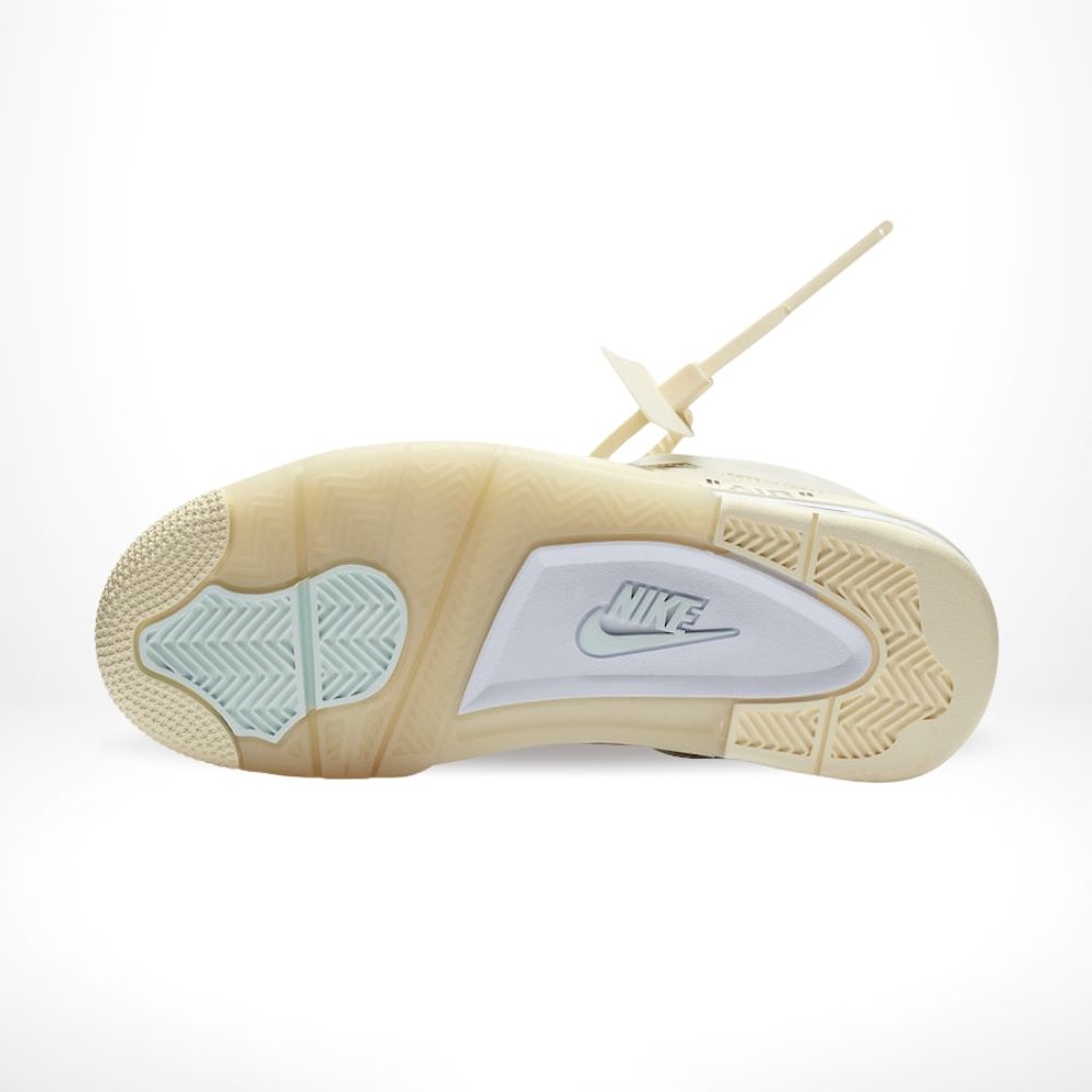 Air Jordan 4 Retro SP x Off-White in Sail - product image from the listing.