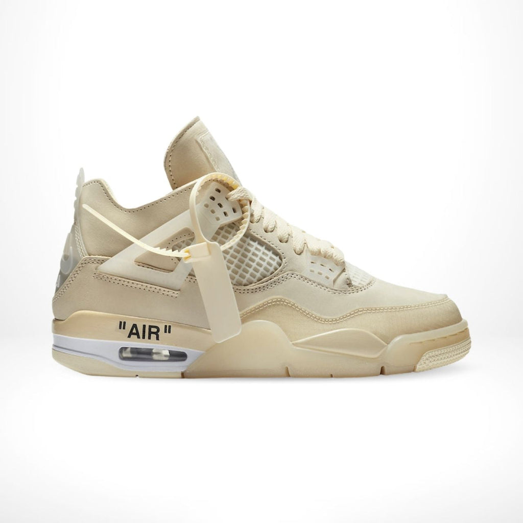 Air Jordan 4 Retro SP x Off-White in Sail - product image from the listing.