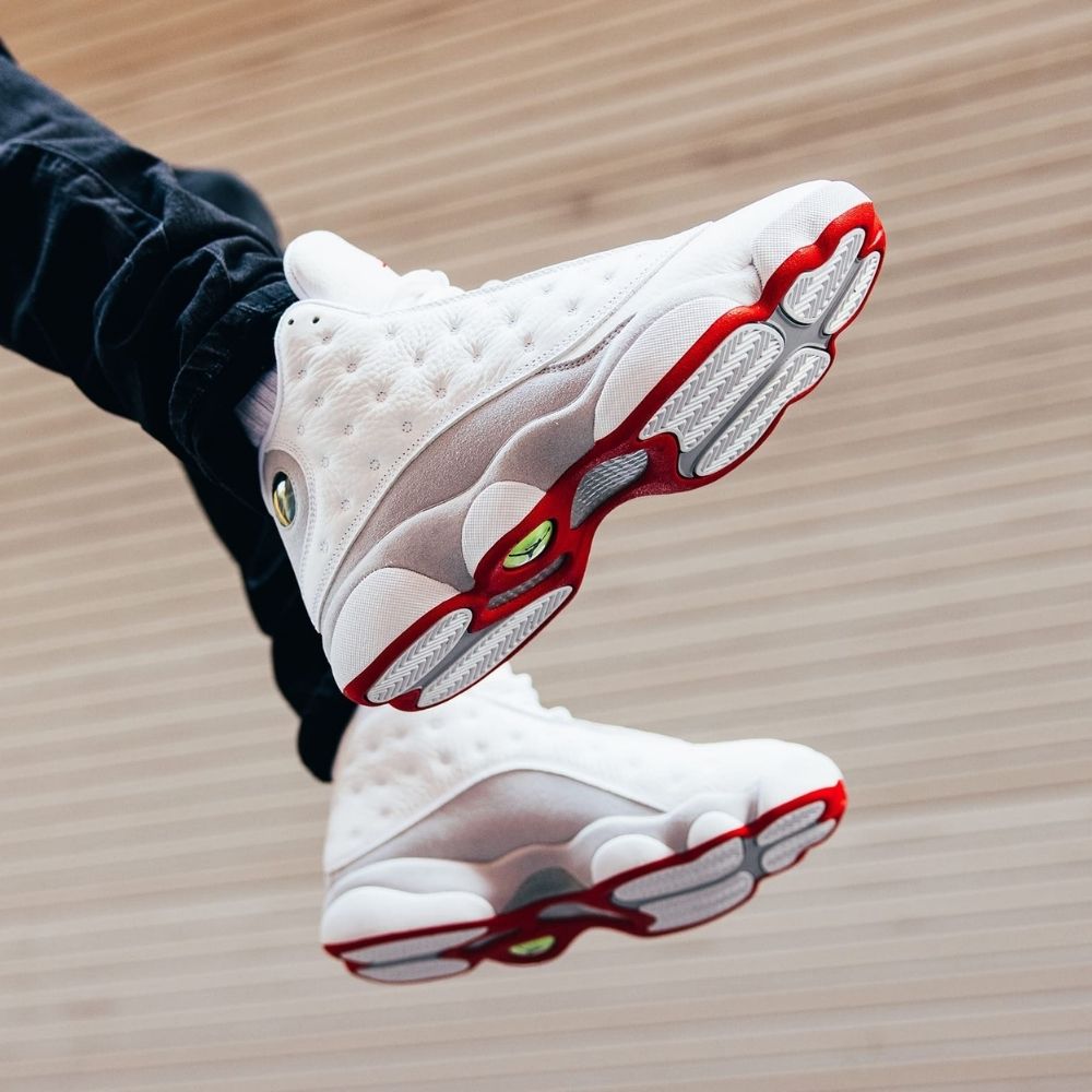 Air Jordan 13 Retro in White Wolf Grey - product image from the listing.