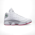 Air Jordan 13 Retro in White Wolf Grey - product image from the listing.