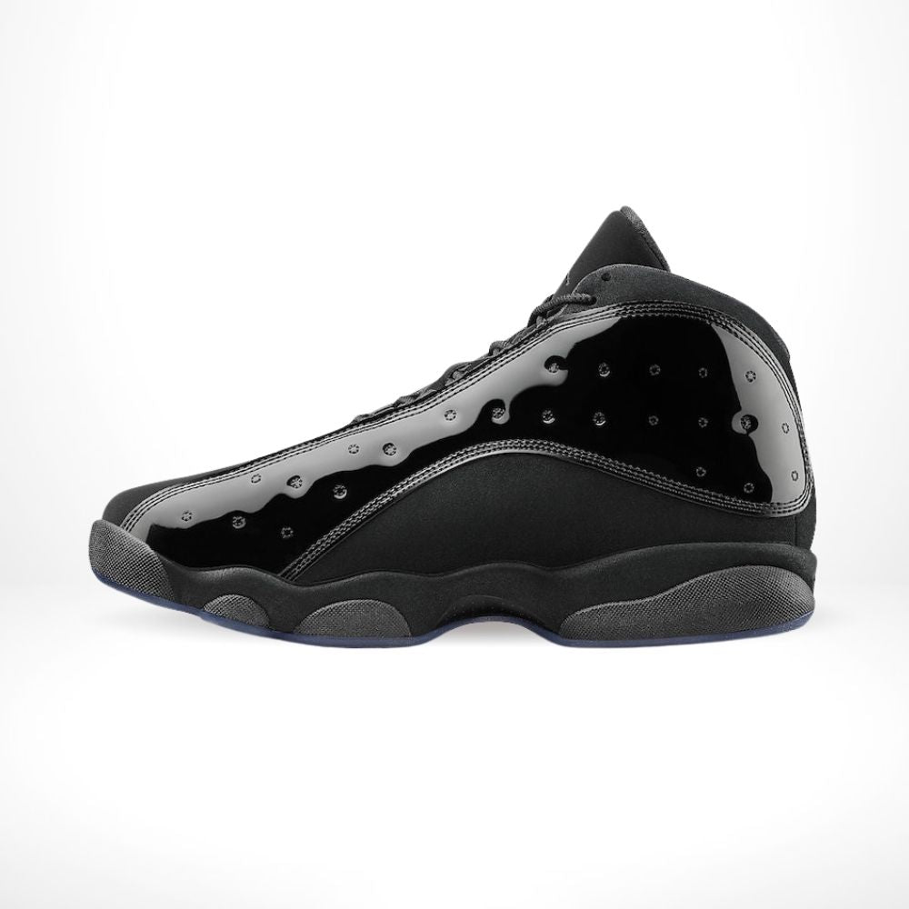 Air Jordan 13 Retro Cap and Gown Triple in Black - product image from the listing.