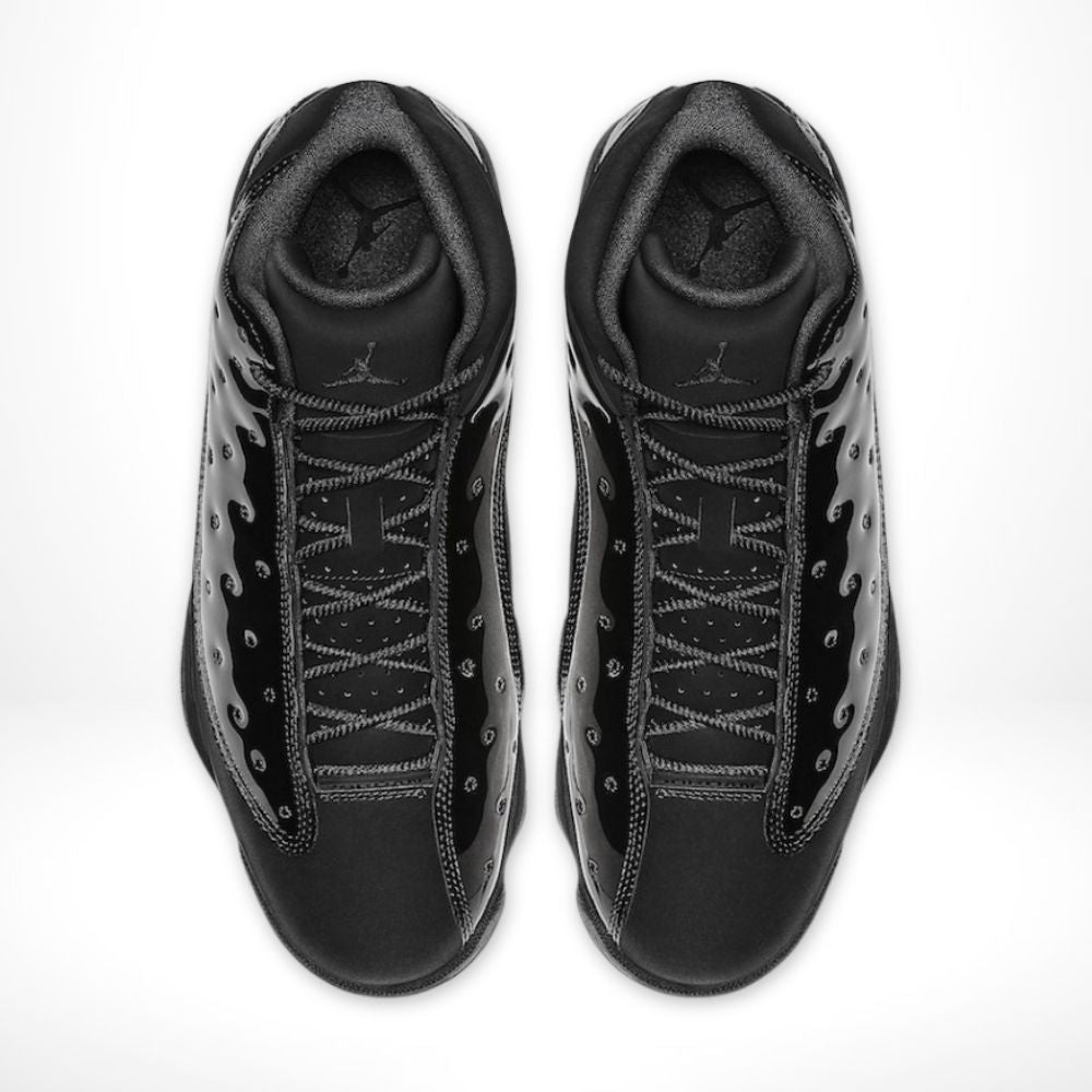 Air Jordan 13 Retro Cap and Gown Triple in Black - product image from the listing.