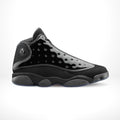 Air Jordan 13 Retro Cap and Gown Triple in Black - product image from the listing.