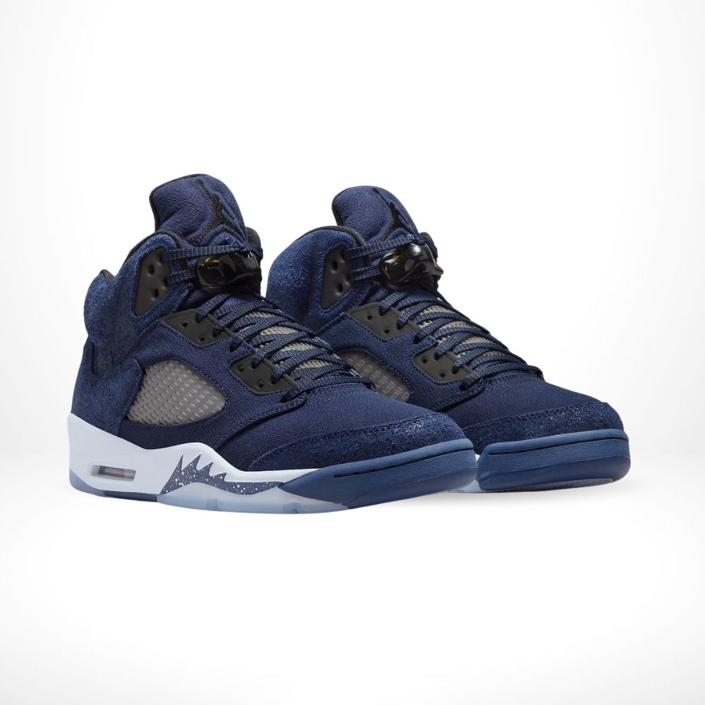 Air Jordan 5 Retro Georgetown in Midnight Navy - product image from the listing.