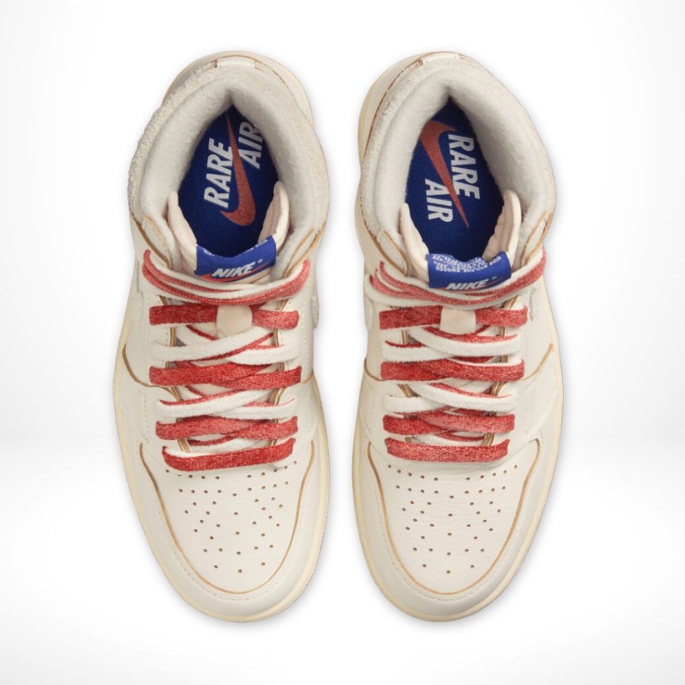 Air Jordan 1 Rare Air Cinnaba in Sail Light Bone - product image from the listing.