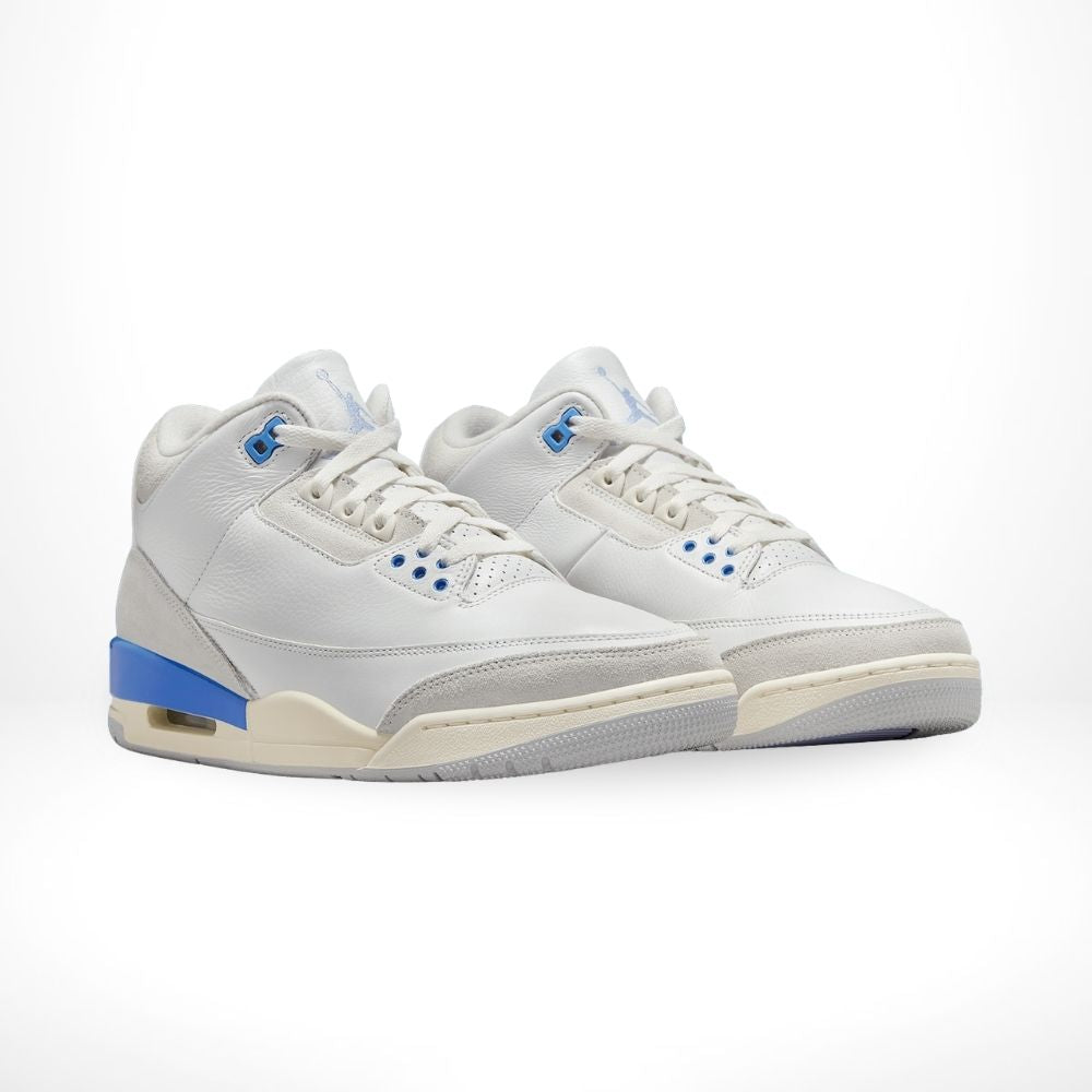 Air Jordan 3 Retro Lucky Shorts Hydrogen in Blue - product image from the listing.