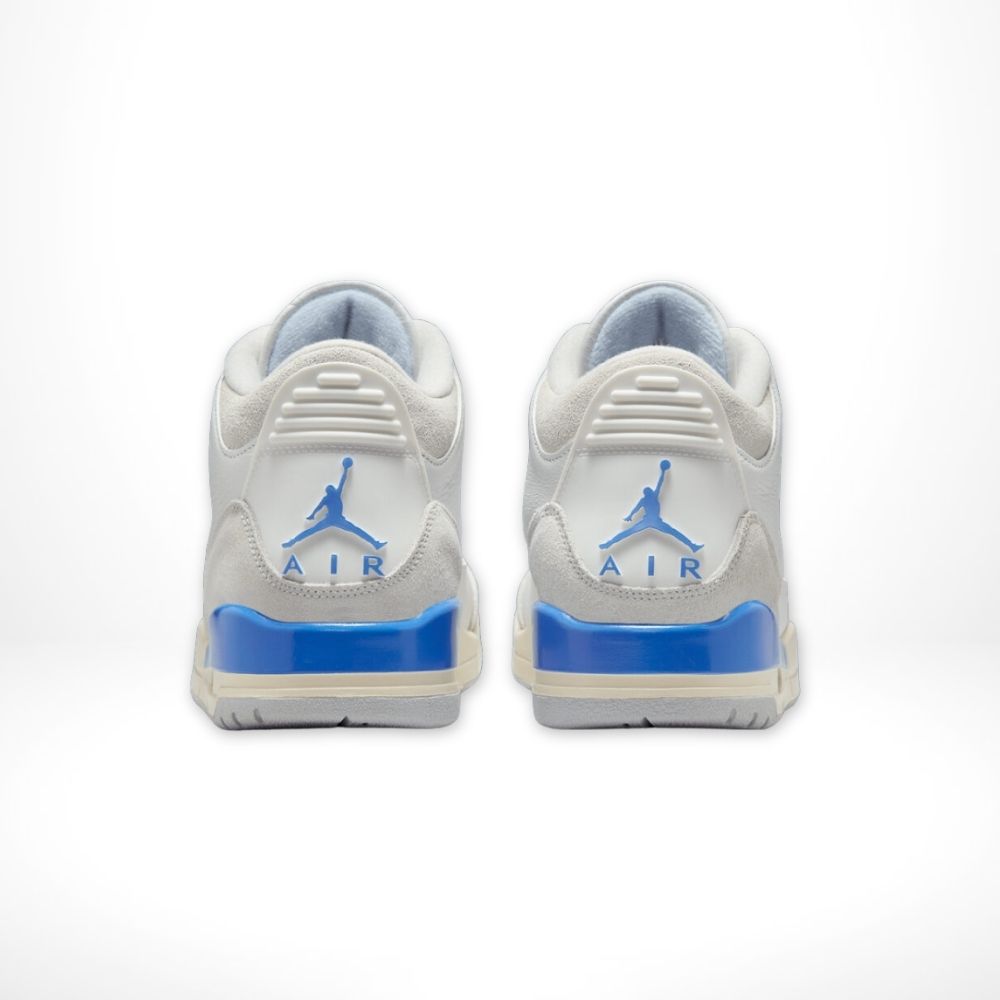 Air Jordan 3 Retro Lucky Shorts Hydrogen in Blue - product image from the listing.