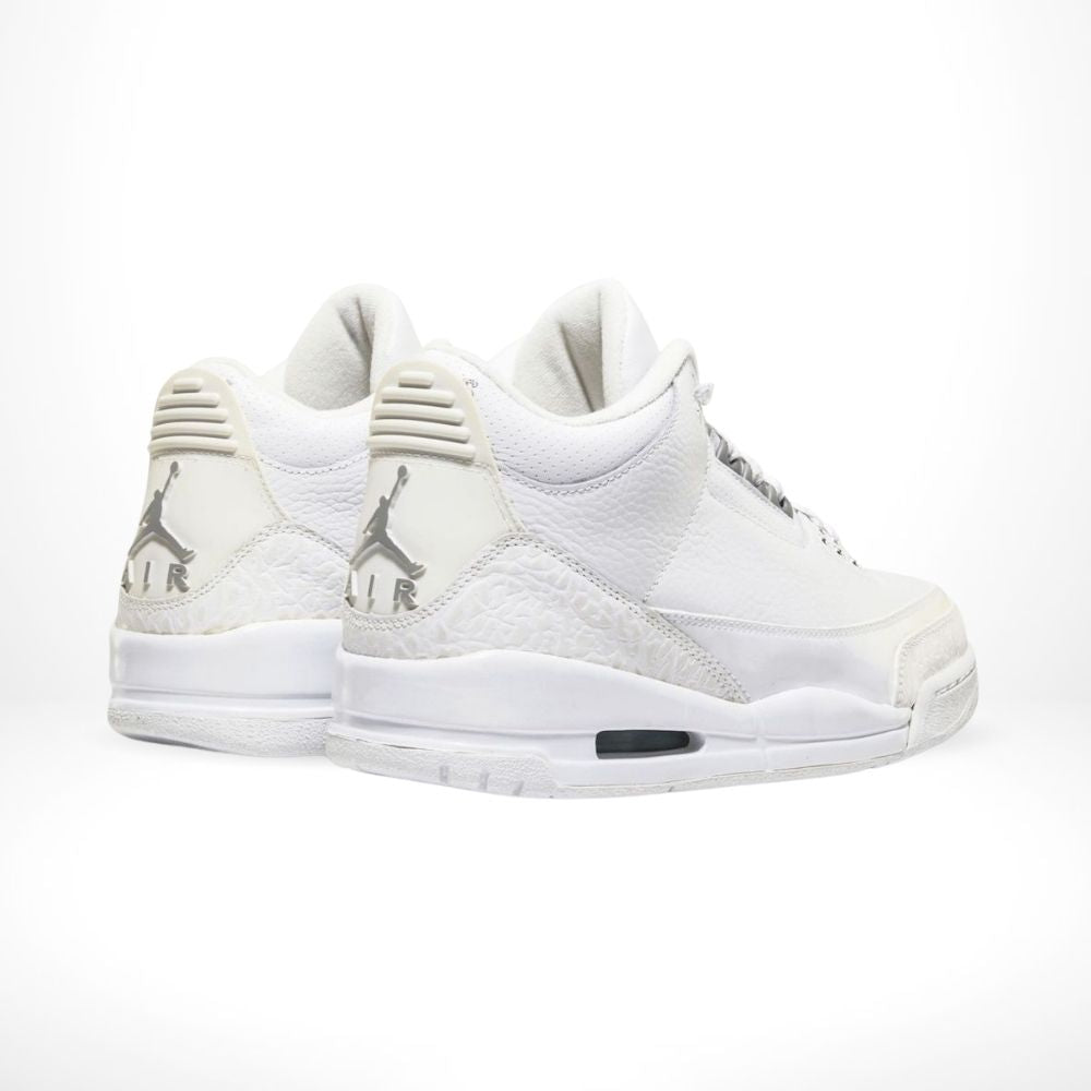Air Jordan 3 Retro Pure Money in White - product image from the listing.