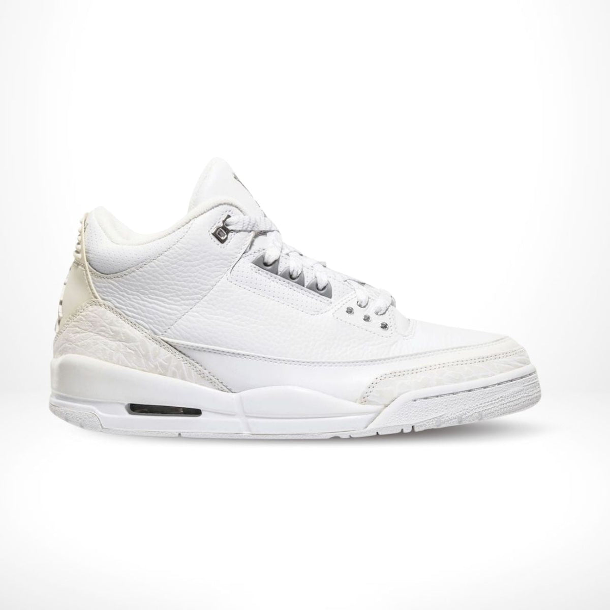 Air Jordan 3 Retro Pure Money in White - product image from the listing.