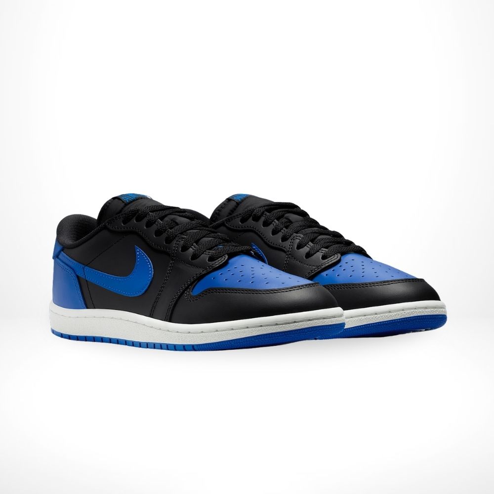 Air Jordan 1 Retro Low 85 in Royal Blue Black - product image from the listing.