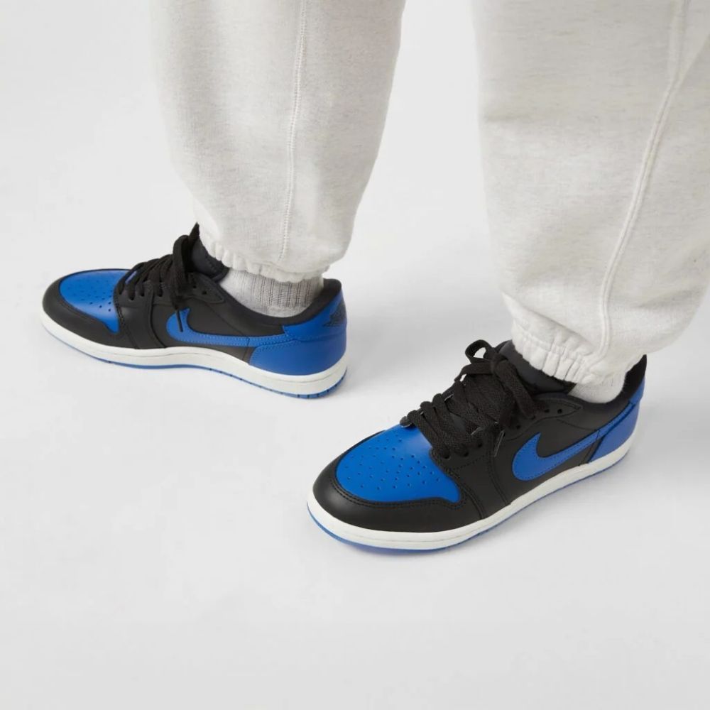 Air Jordan 1 Retro Low 85 in Royal Blue Black - product image from the listing.