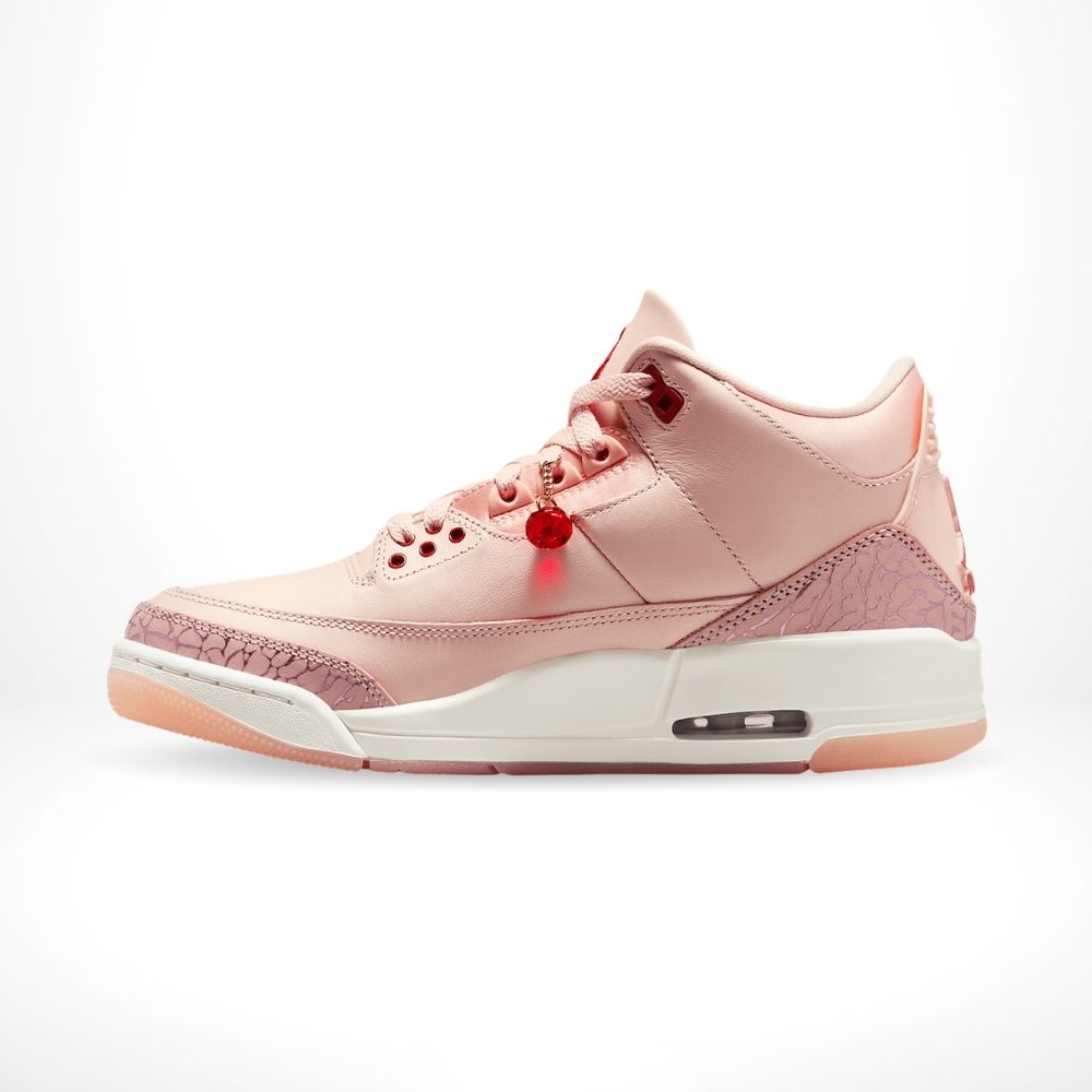 Air Jordan 3 Valentine Day in Pink - product image from the listing.