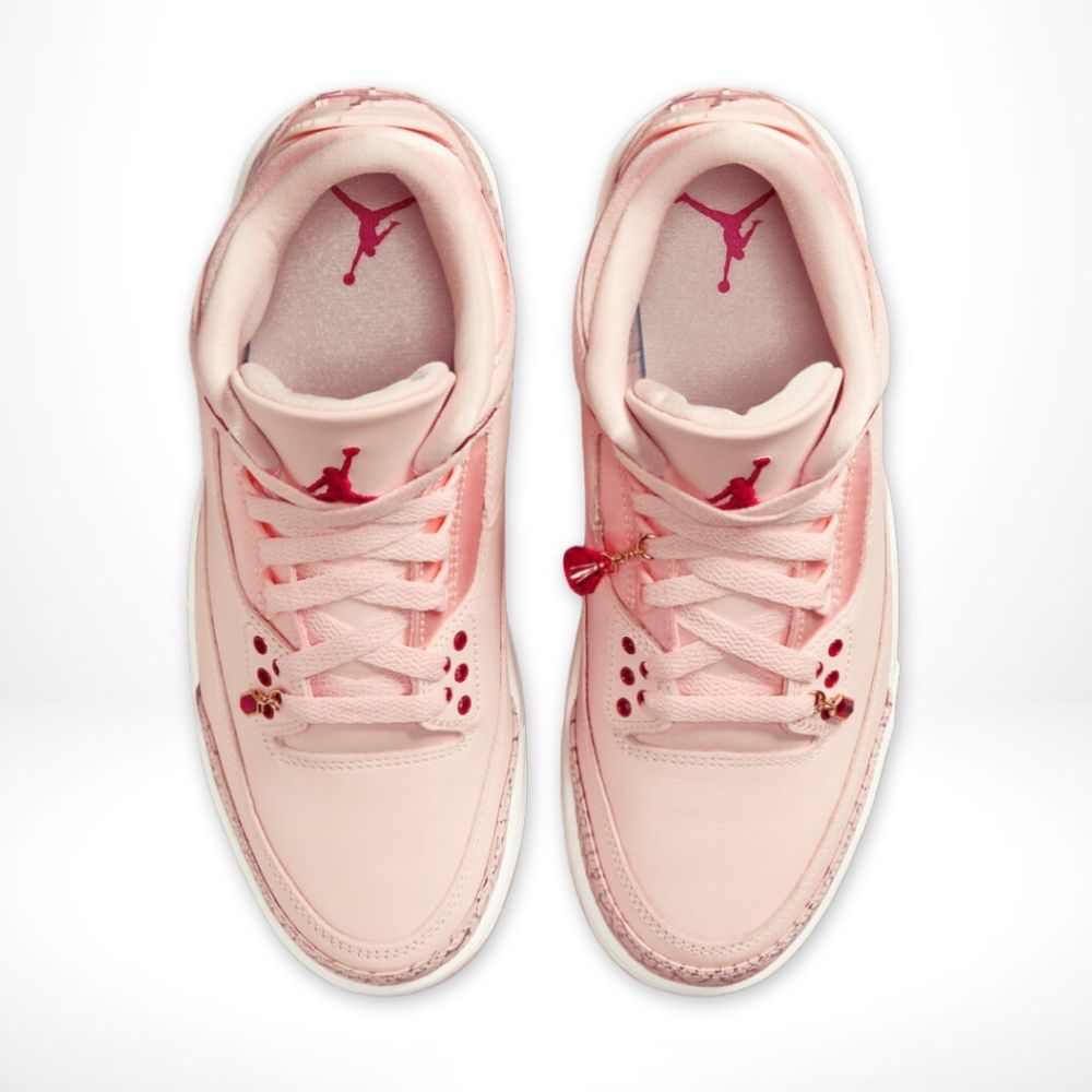 Air Jordan 3 Valentine Day in Pink - product image from the listing.
