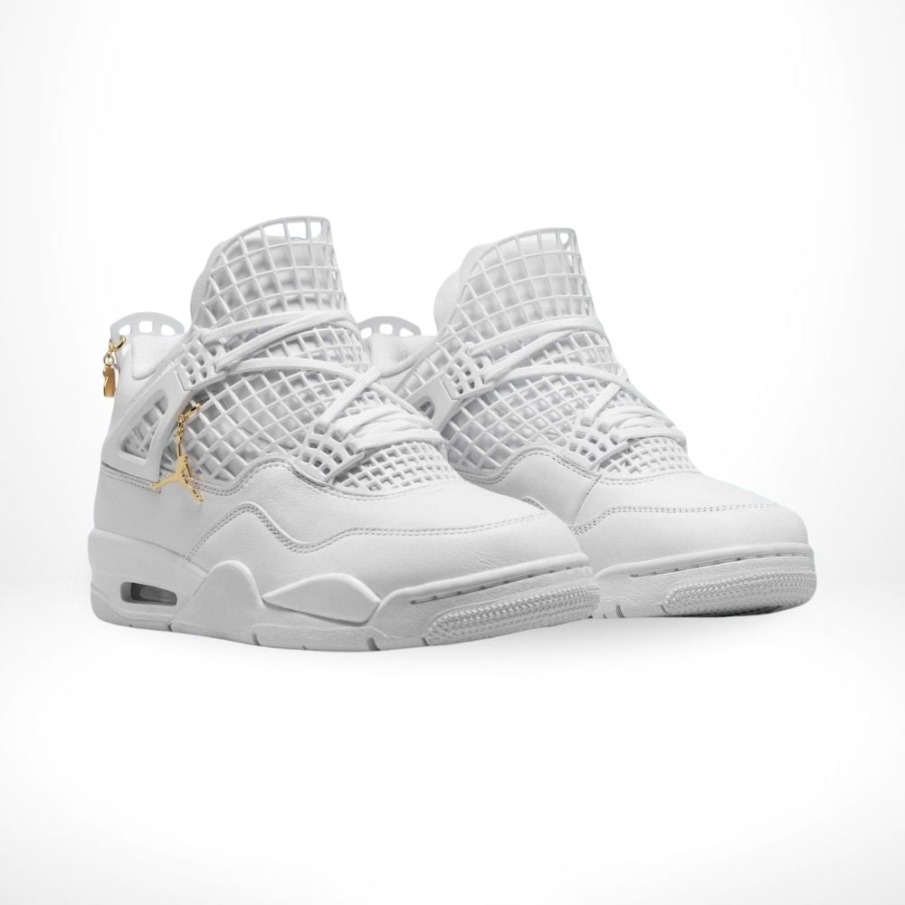 Air Jordan 4 Retro Net in White - product image from the listing.