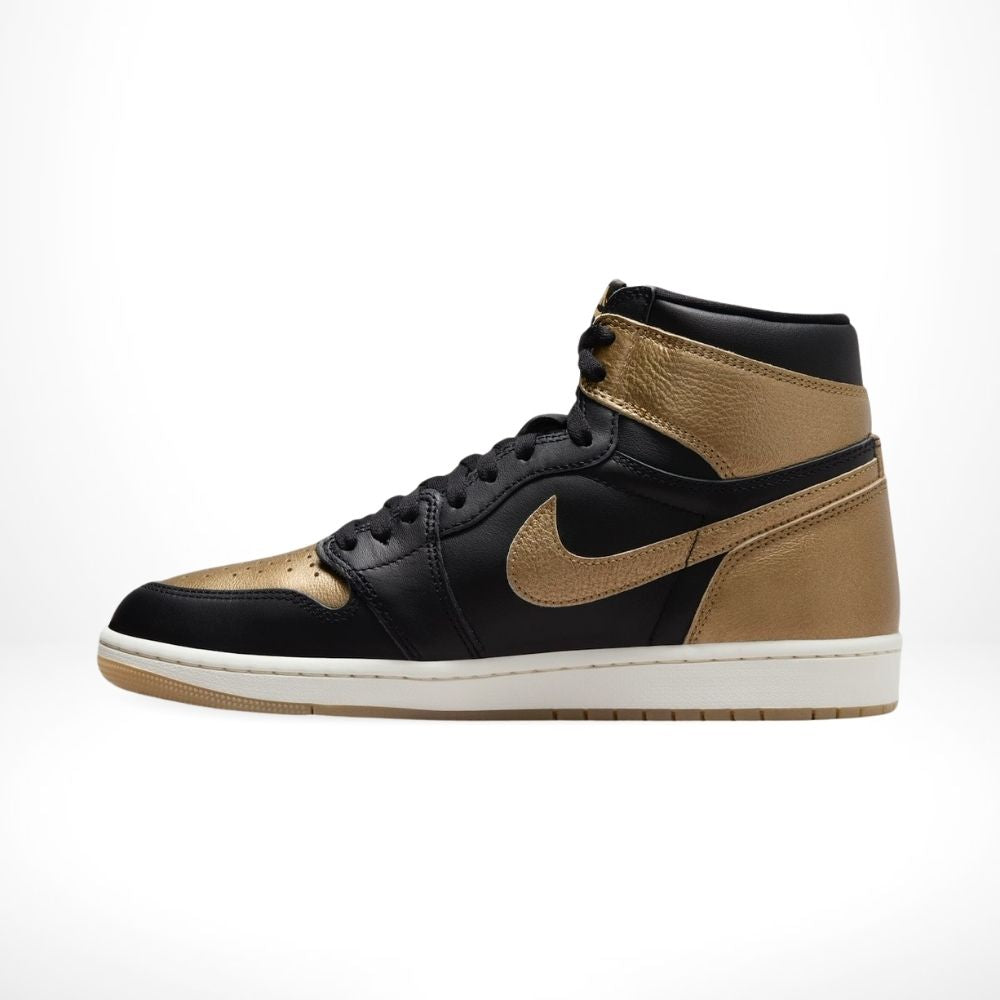 Air Jordan 1 Retro High OG in Metallic Gold Black - product image from the listing.