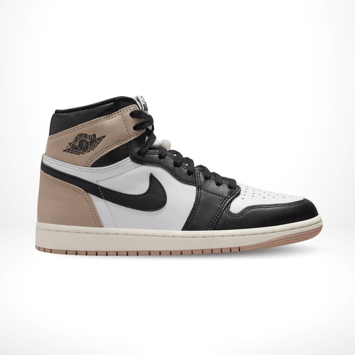 Air Jordan 1 Retro High OG Latte in Black - product image from the listing.