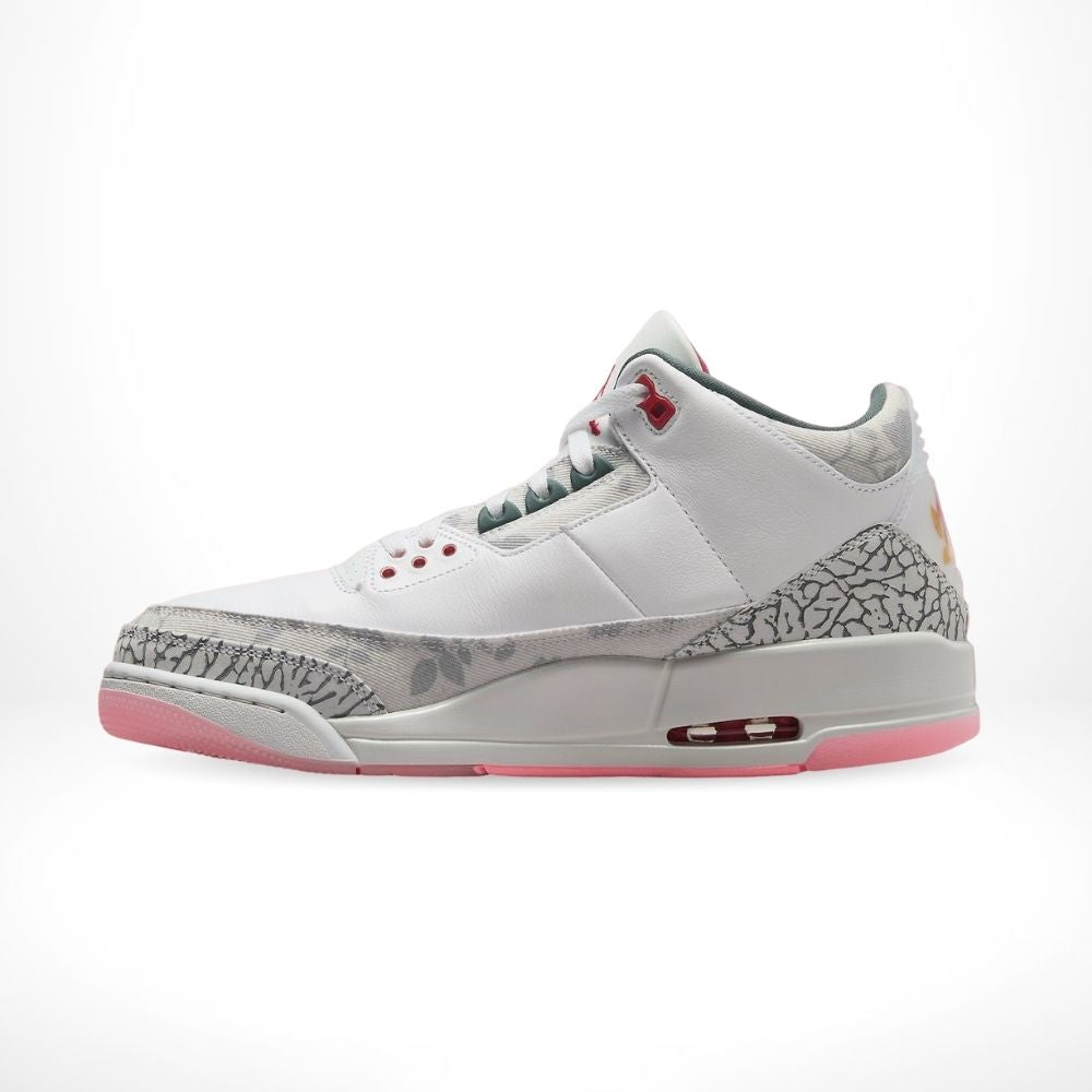 Air Jordan 3 Retro Wings in White Pink - product image from the listing.